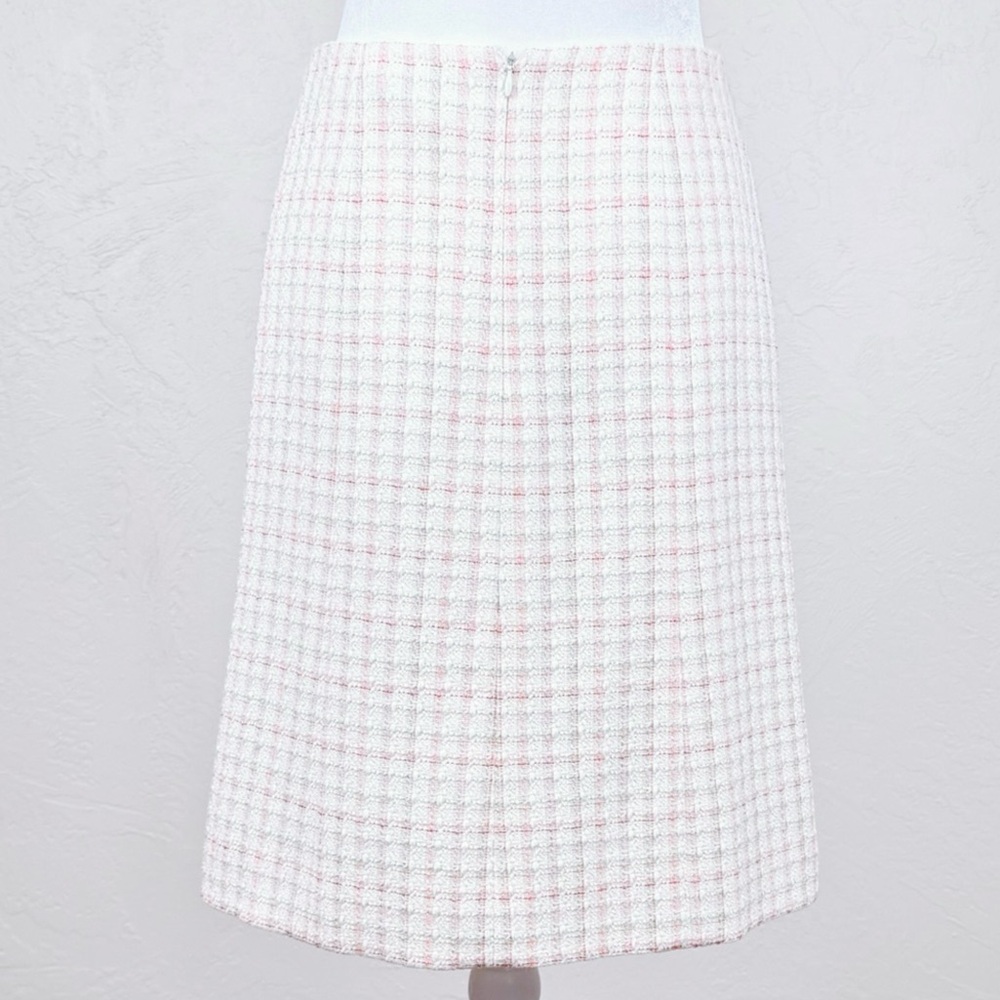 Chanel 04C 2004 Cruise Resort Ivory Fantasy Tweed B2364 Skirt Size 36 FR 4 US - Picture 5 of 16